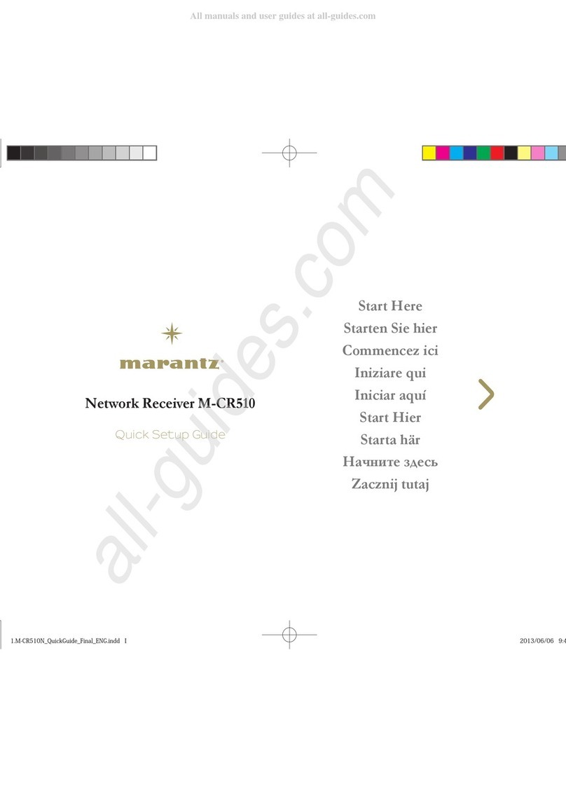 Marantz M-CR510 User manual