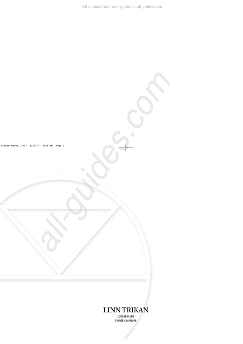 Linn TRIKAN User manual