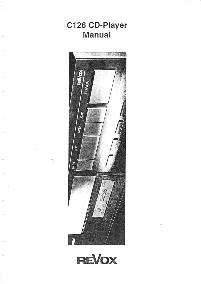 Revox C126 manual