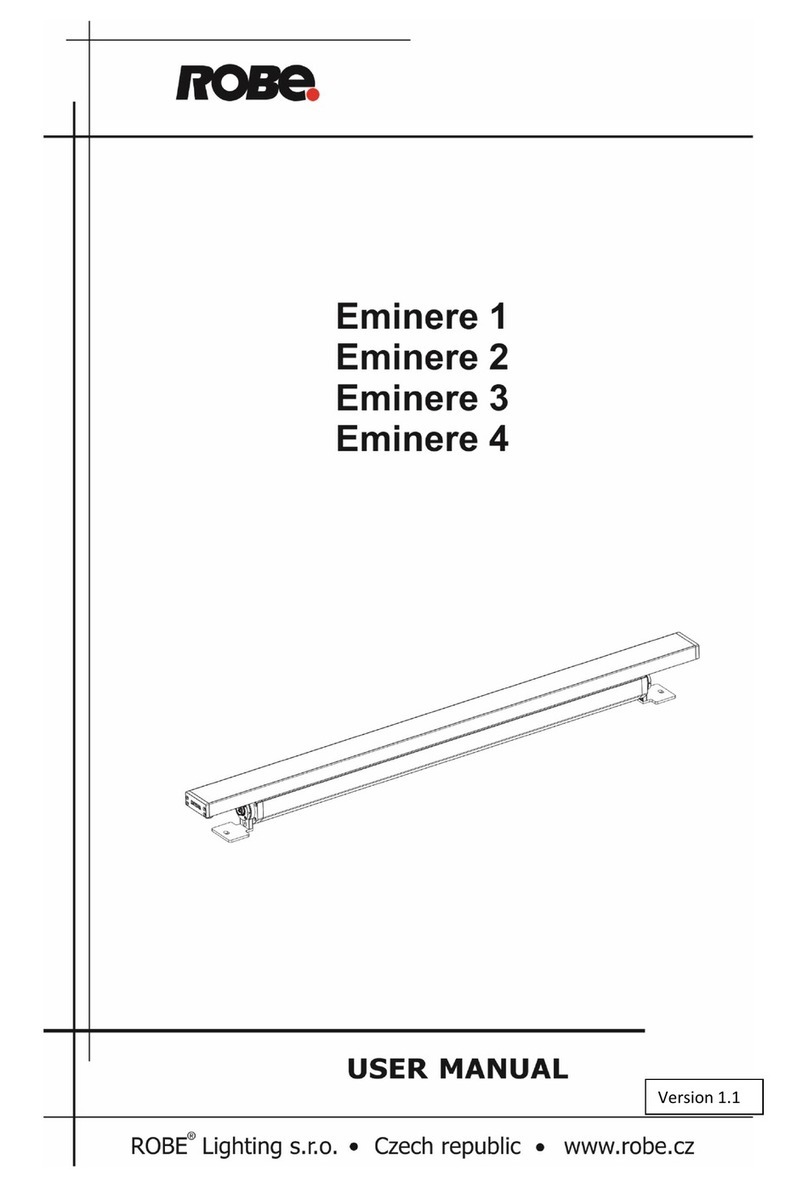 Robe Eminere 1 user manual