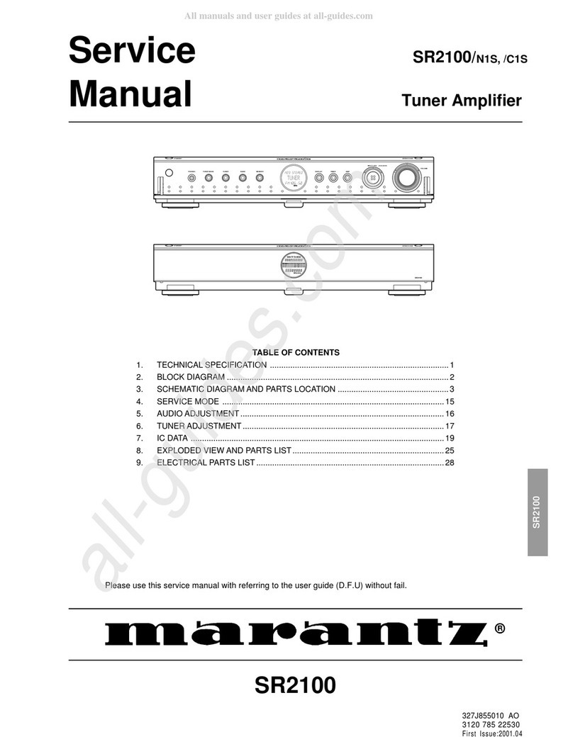 Marantz SR2100/N1S User manual