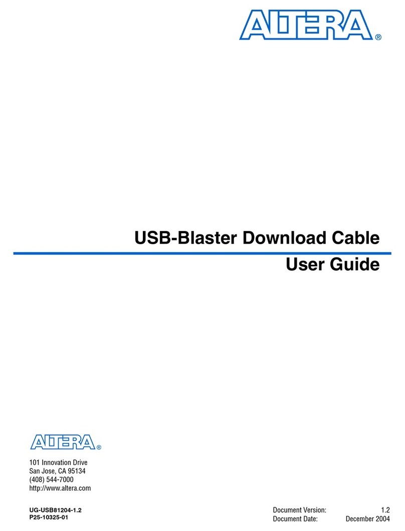 Altera USB-Blaster User manual