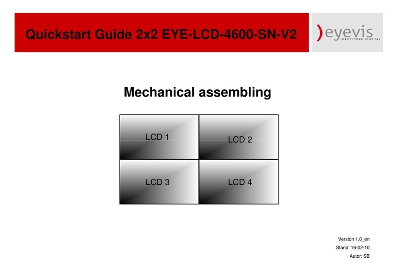 Eyevis EYE-LCD-4600-SN-V2 User manual