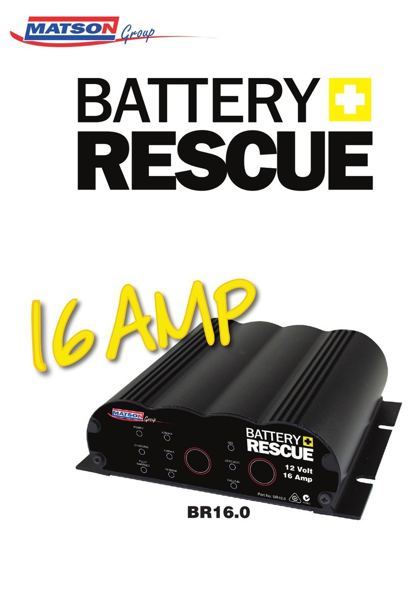matson Battery Rescue BR16.0 manual