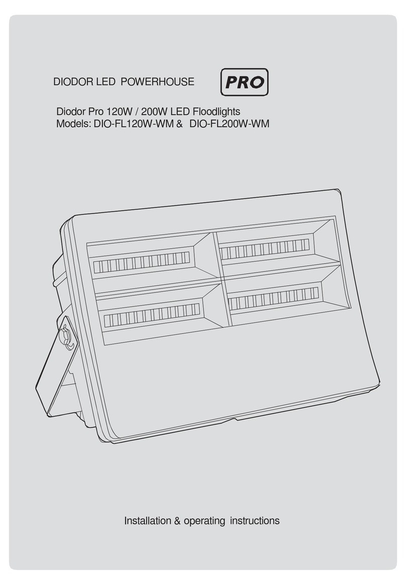 diodor DIO-FL200W-WM Installation & operating instructions diodor DIO-FL200W-WM Installation & operating instructions