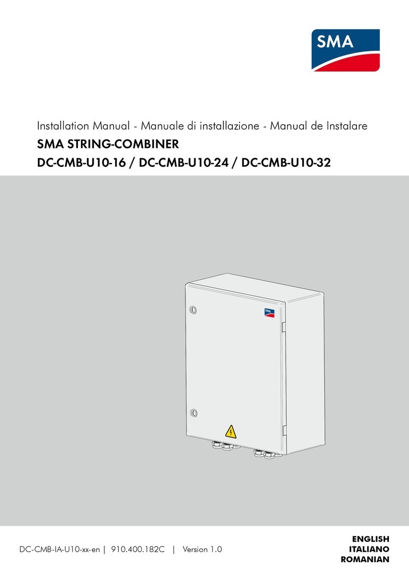 SMA DC-CMB-U10-16 User manual