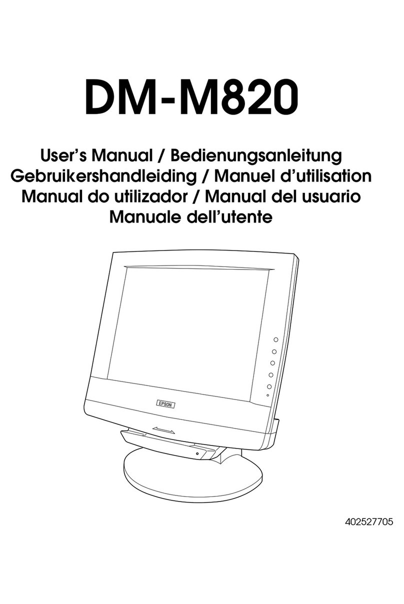 Epson DM-M820 user manual