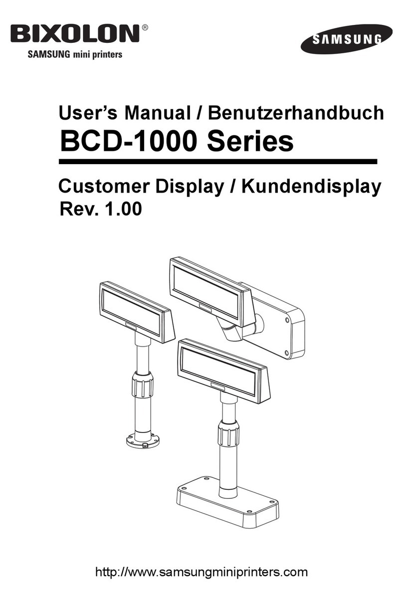 Samsung Bixolon BCD-1000 Series User manual