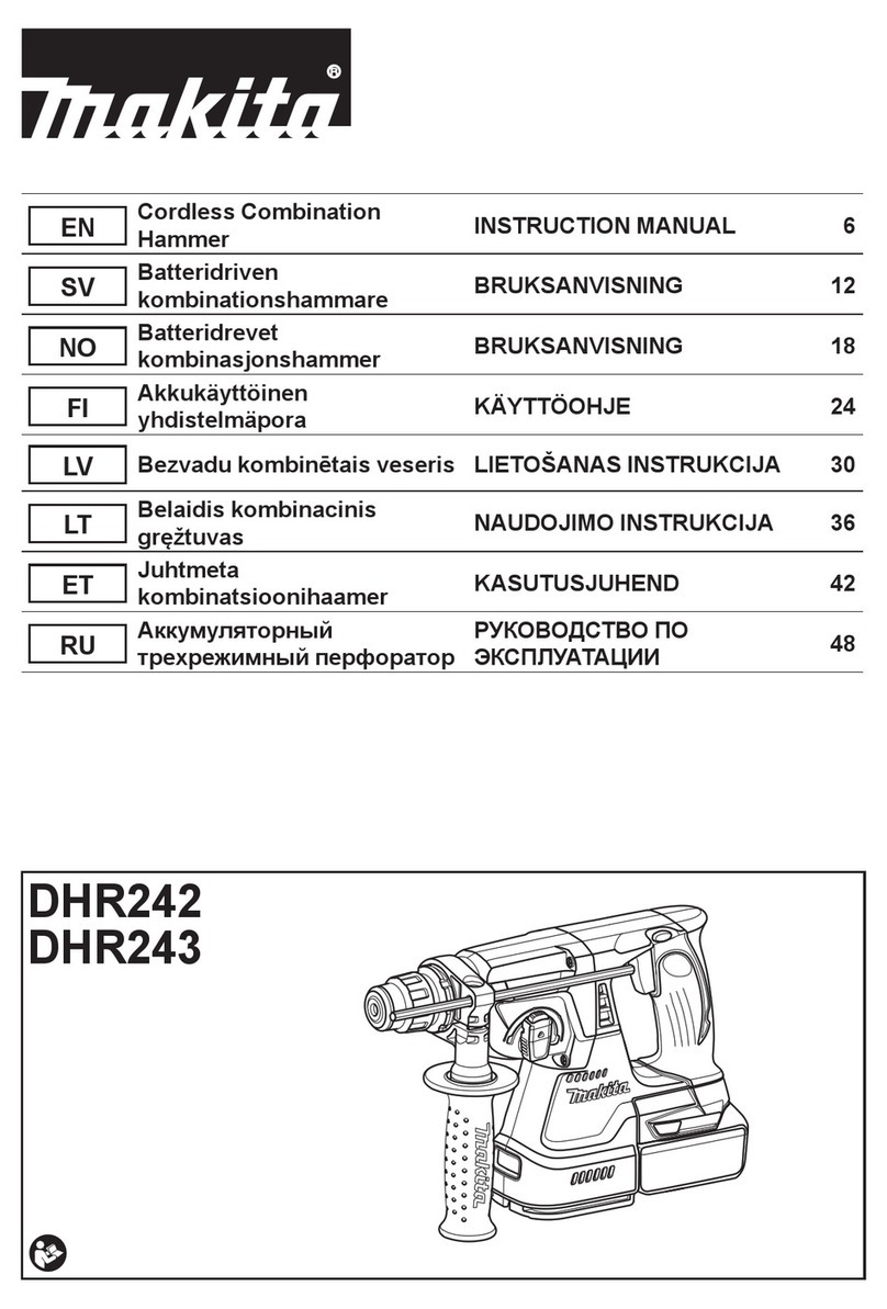 Makita DHR242 User manual