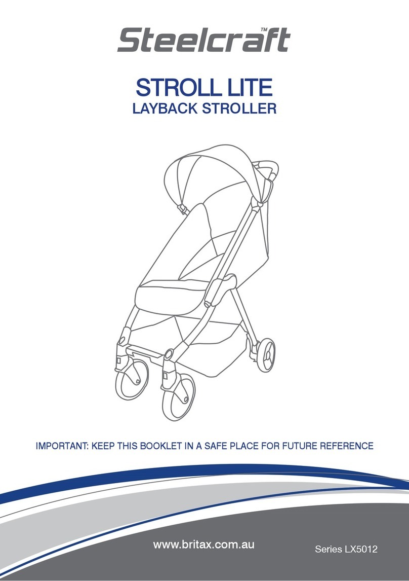 Britax Steelcraft STROLL LITE LX5012 Series User manual