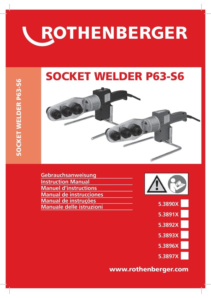 Rothenberger P63-S6 instruction manual
