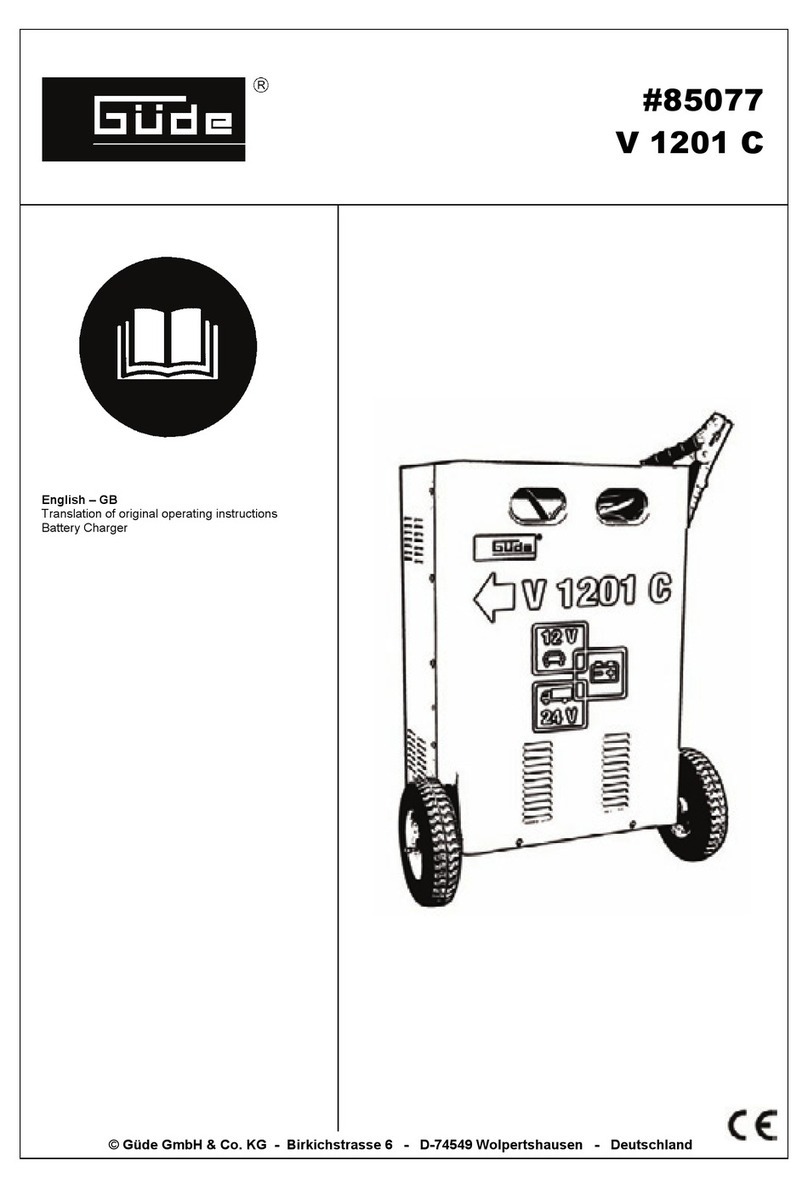Gude V 1201 C Translation of original operating instructions