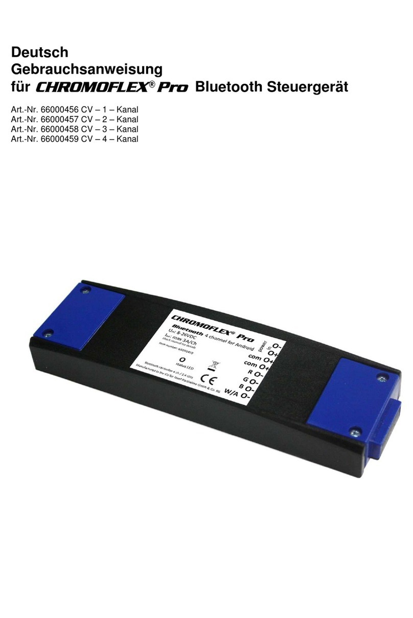 CHROMOFLEX Pro Series instruction manual