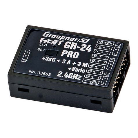 GRAUPNER HoTT GR-18 User manual