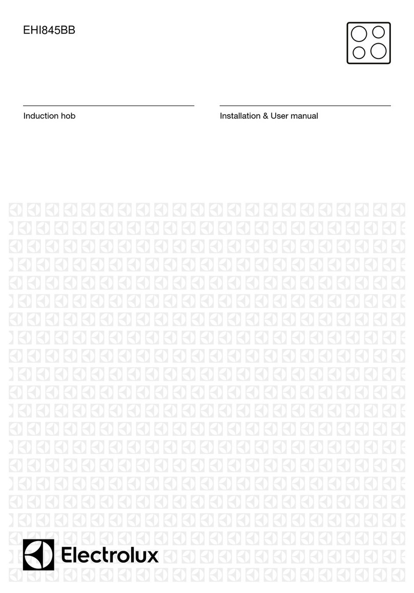 Electrolux EHI845BB Instruction Manual