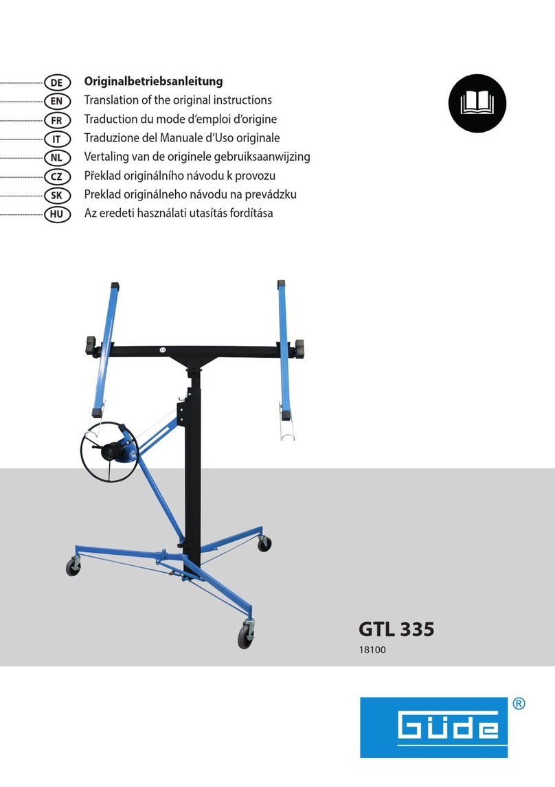 Gude GTL 335 Original instructions