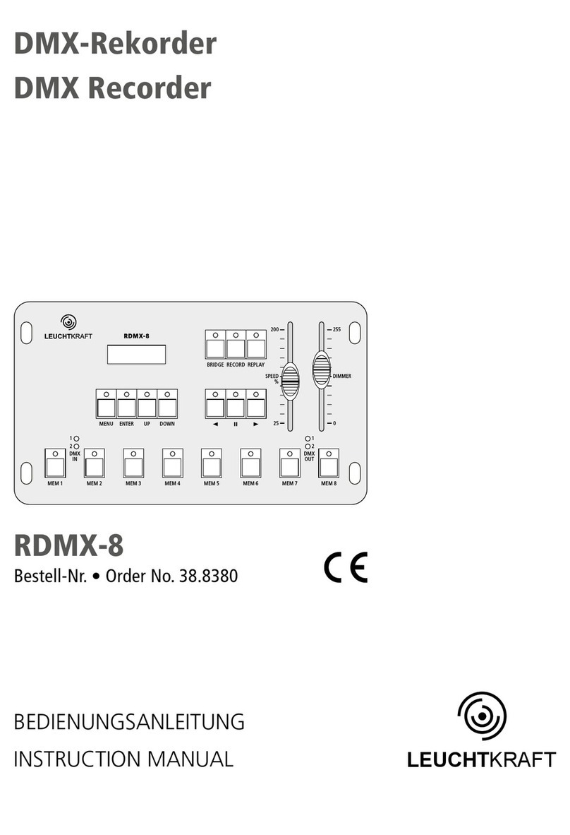 LeuchtKraft RDMX-8 instruction manual