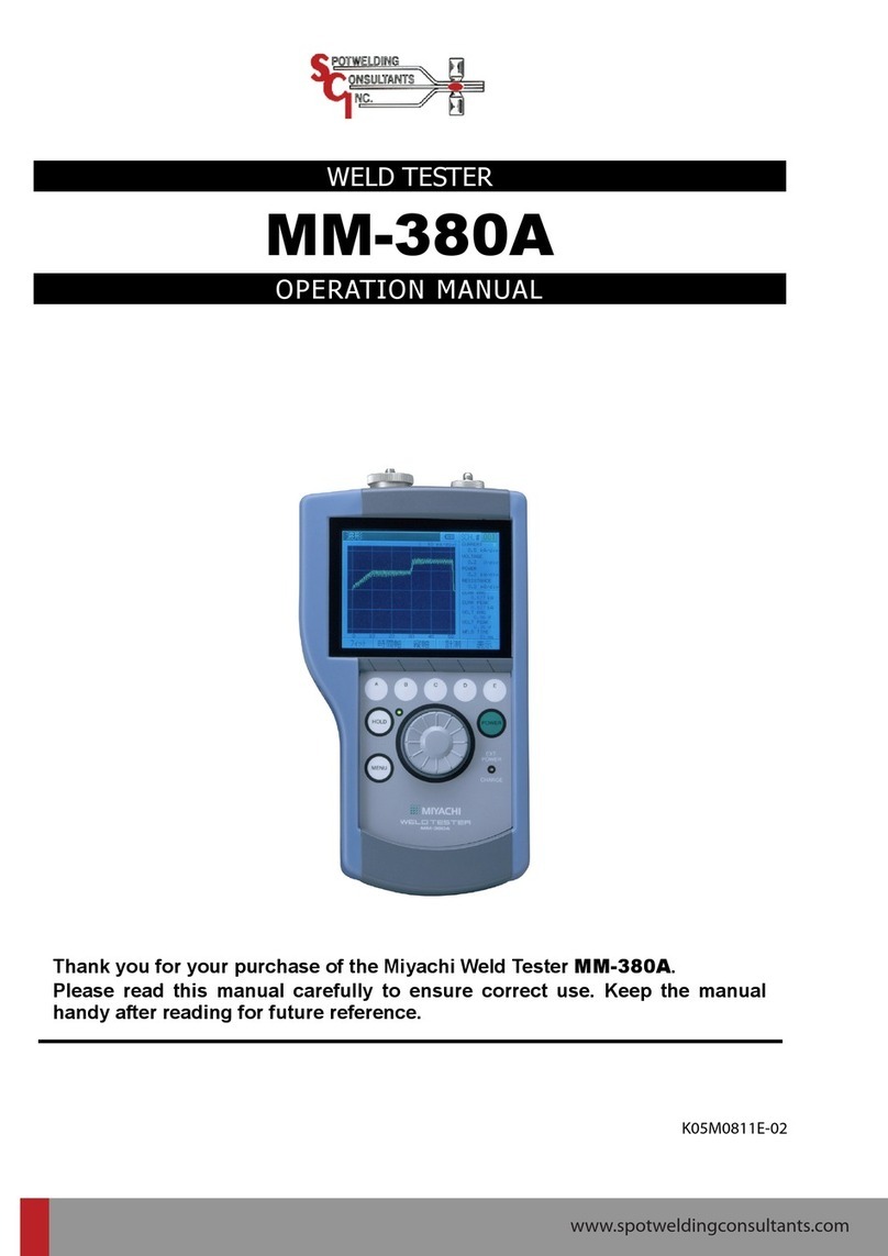 SCI MM-380A Operation manual