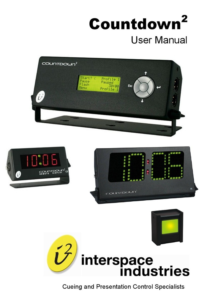 Interspace Industries Countdown2 user manual