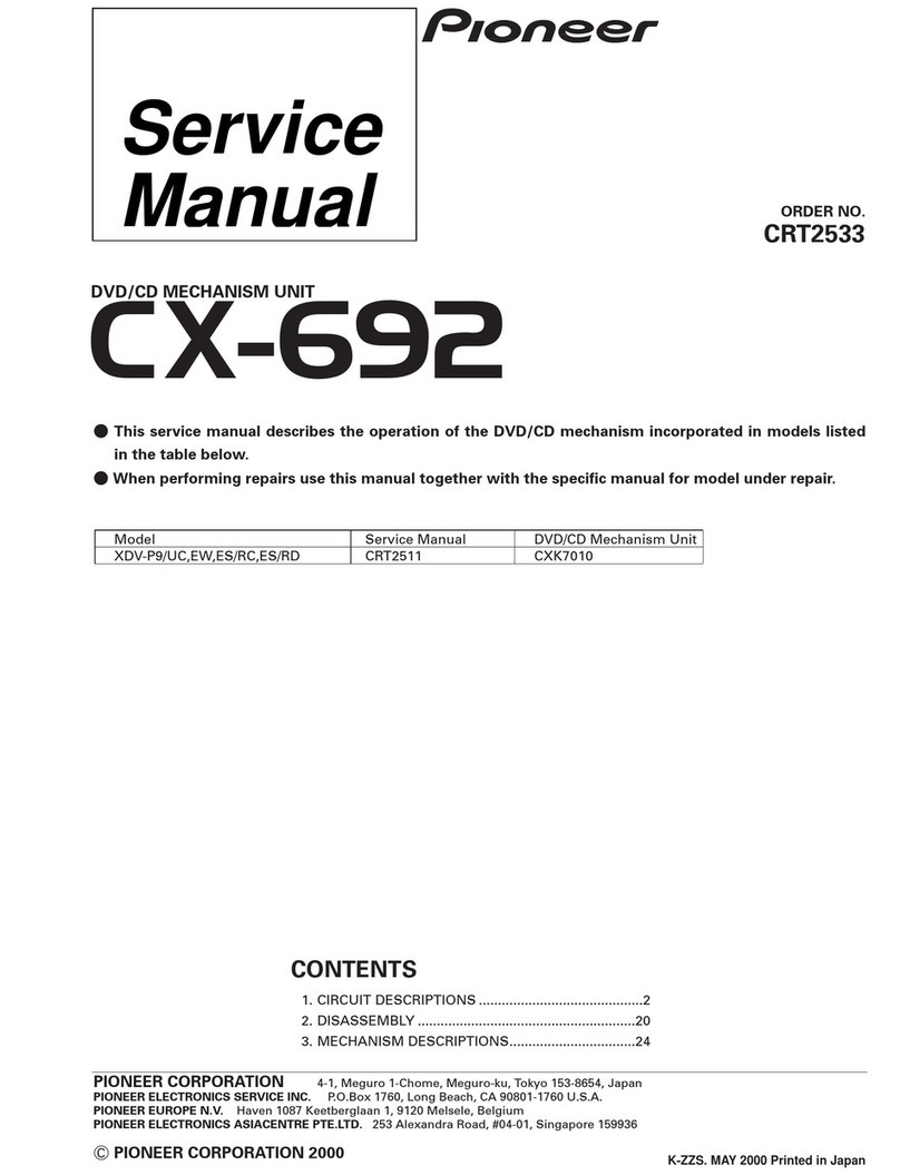 Pioneer CX-692 User manual