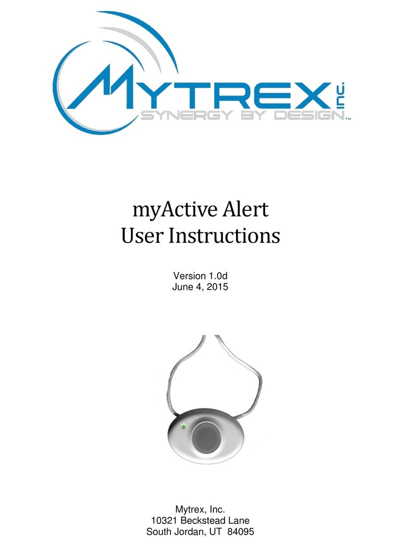Mytrex myActive Alert User manual