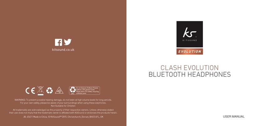 KS KitSound CLASH EVOLUTION user manual