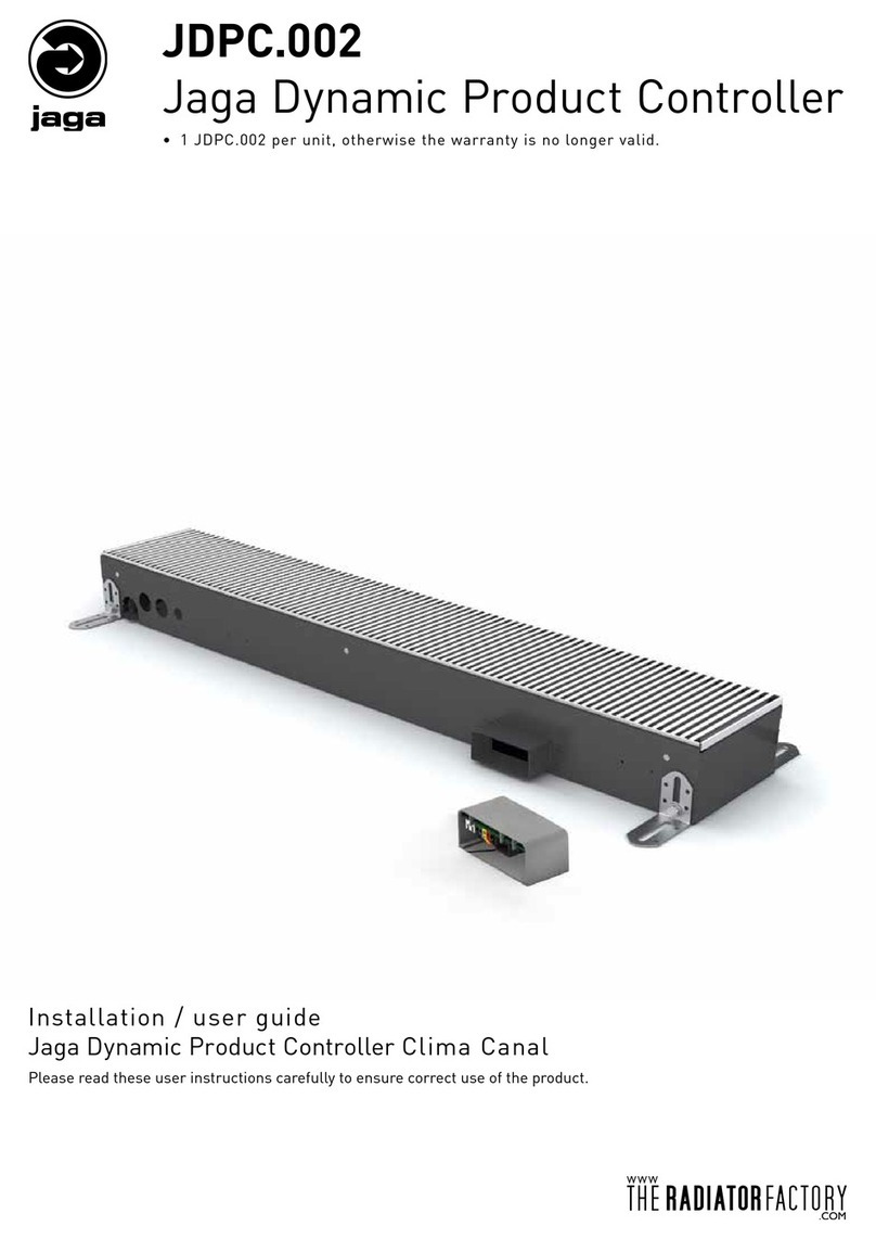 Jaga Clima Canal JDPC.002 Installation & user guide
