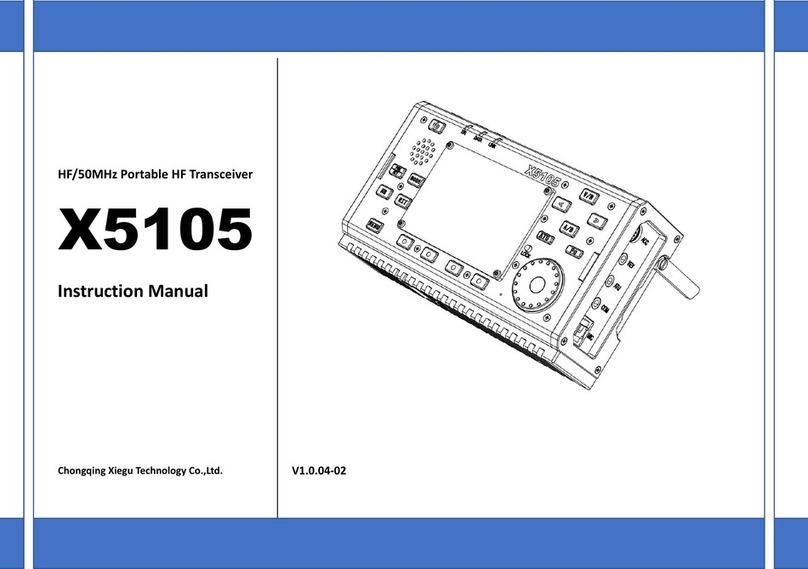 Chongqing Xiegu Technology X5105 instruction manual