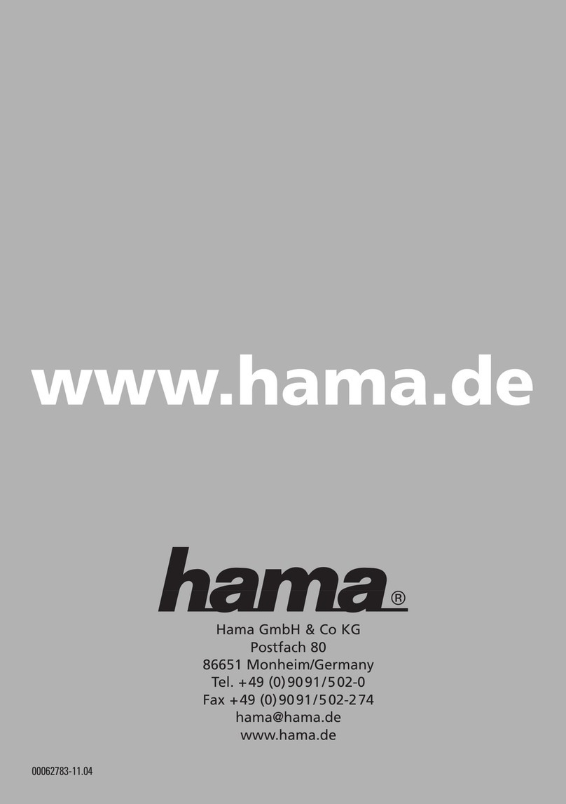 Hama 00062783 User manual