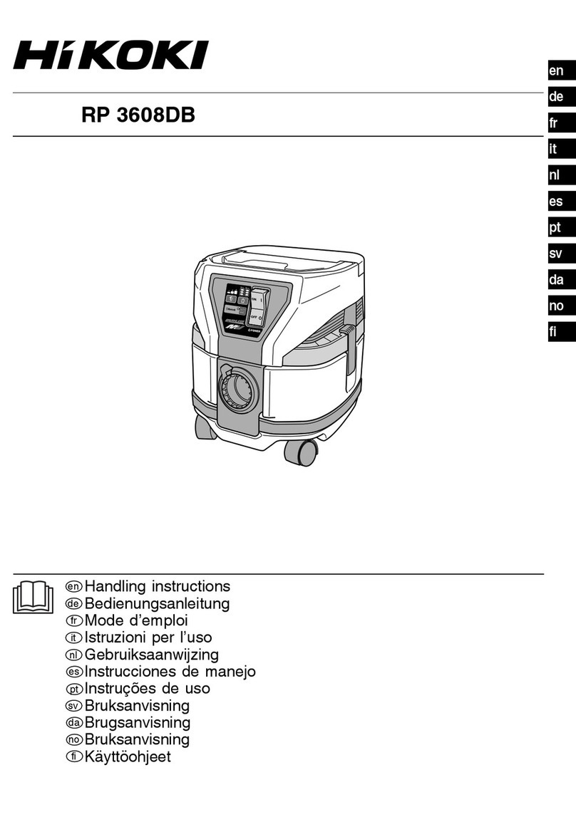 HIKOKI RP 3608DB User manual