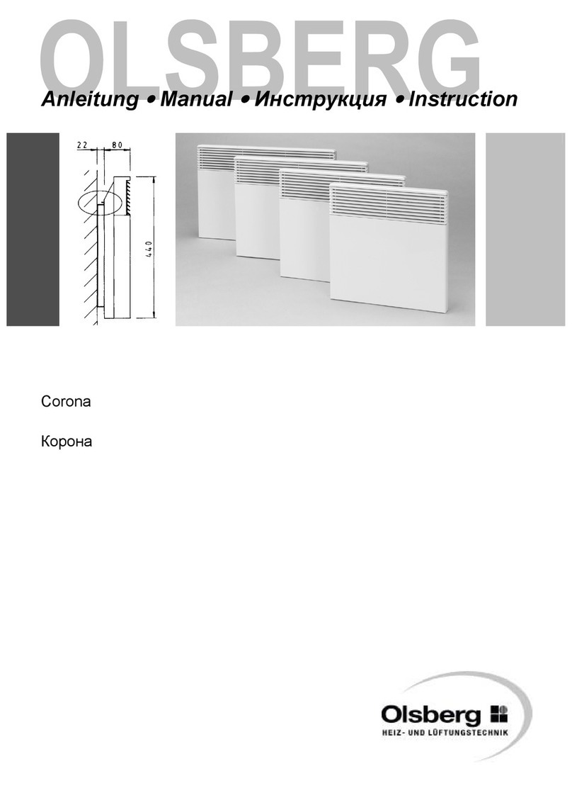 Olsberg Corona Series User manual