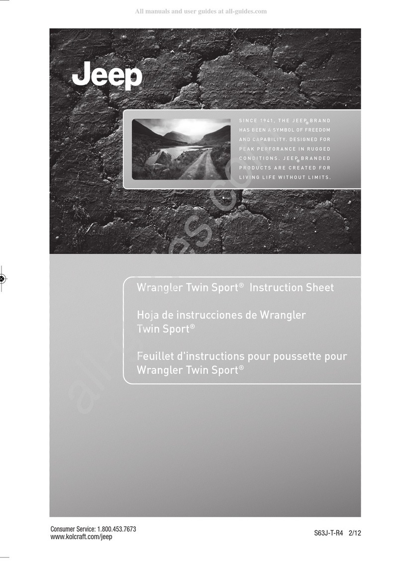 Jeep Wrangler Twin Sport instruction sheet