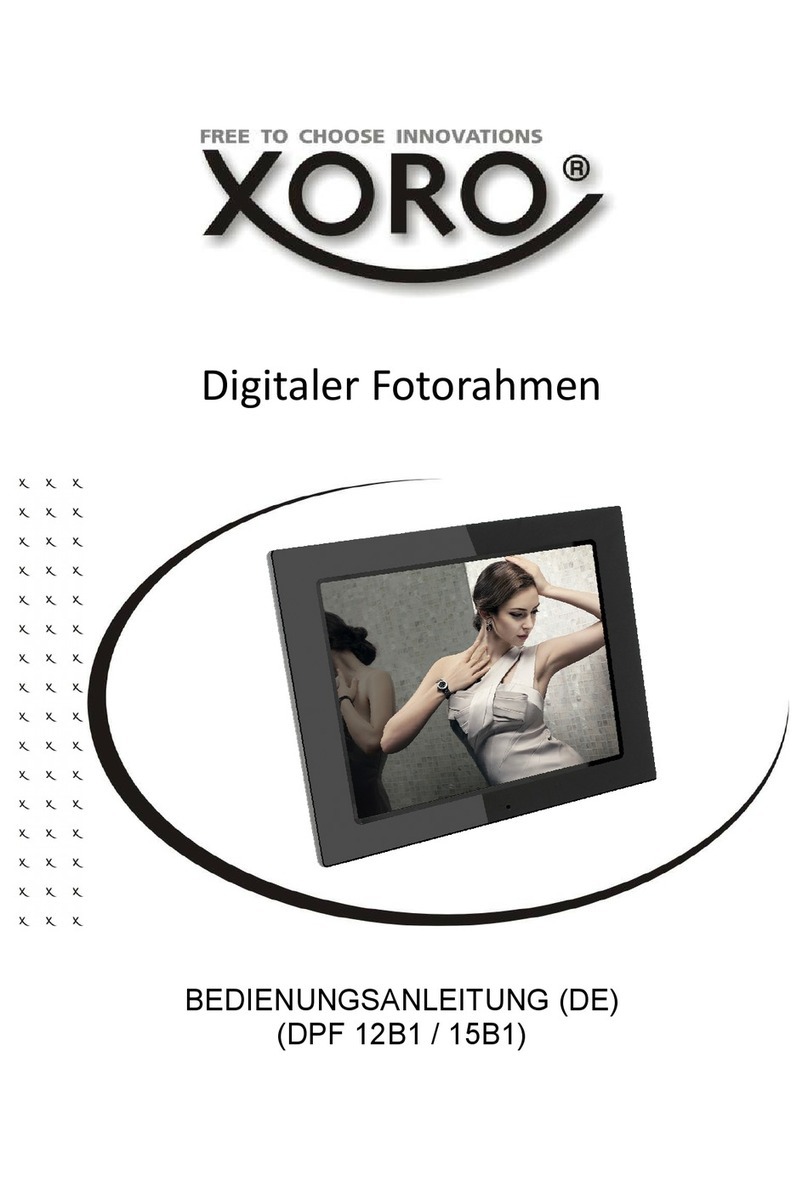 Xoro DPF 12 B1 quick start guide