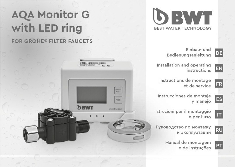 BWT AQA Monitor G with LED ring Installation and operating instructions