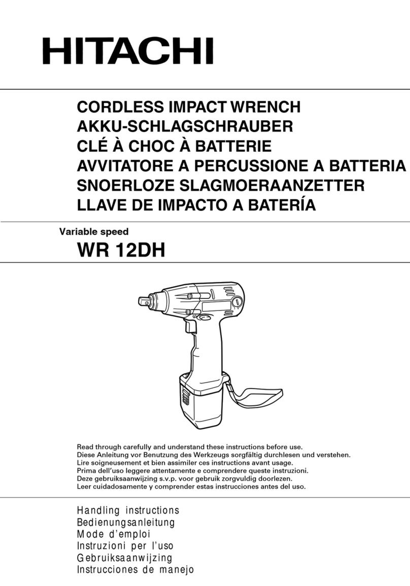Hitachi WR 12DH User manual