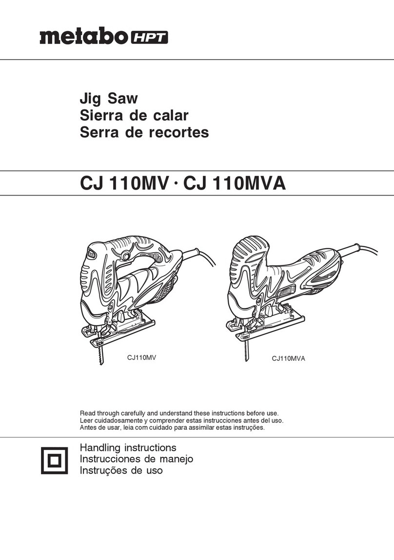 Metabo HPT CJ 110MV User manual