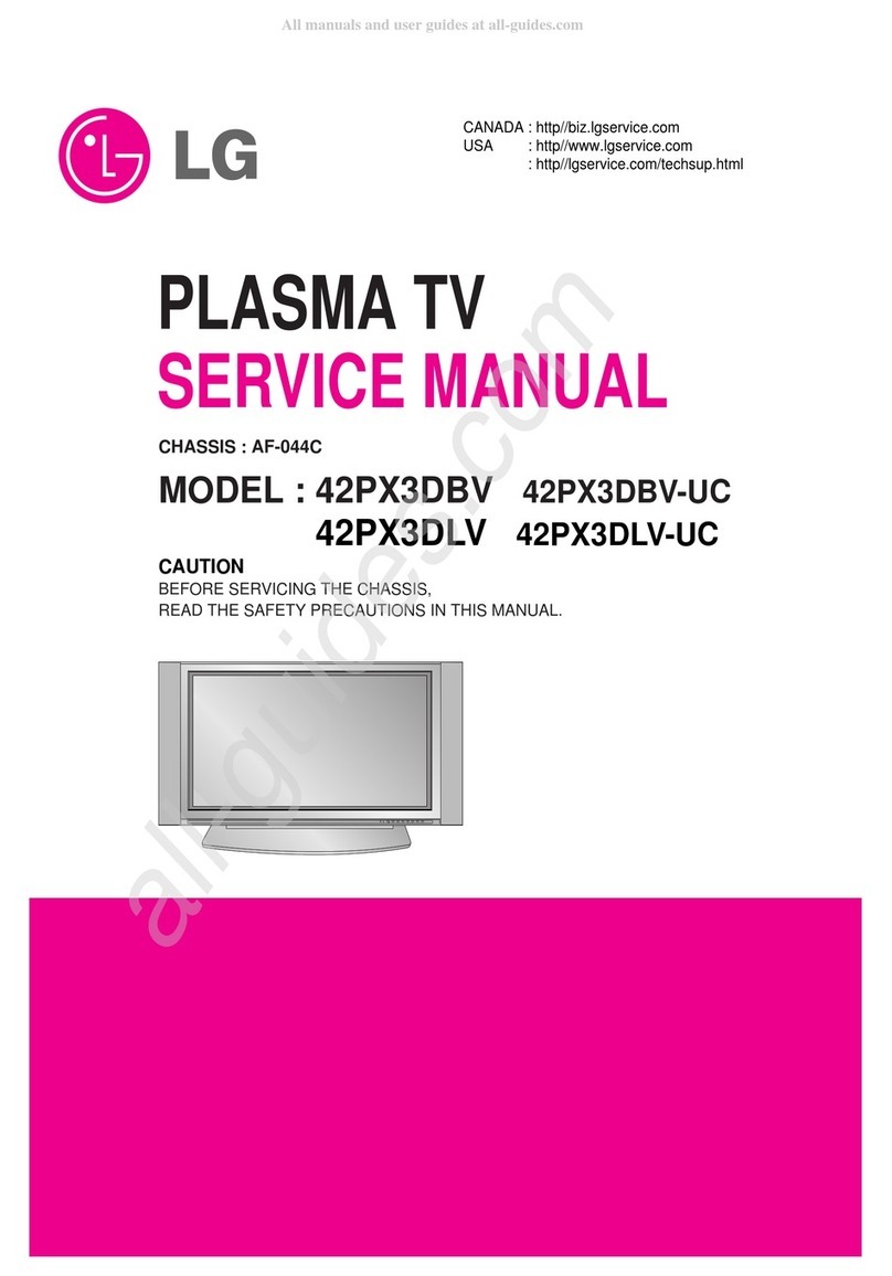 LG 42PX3DBV Service manual