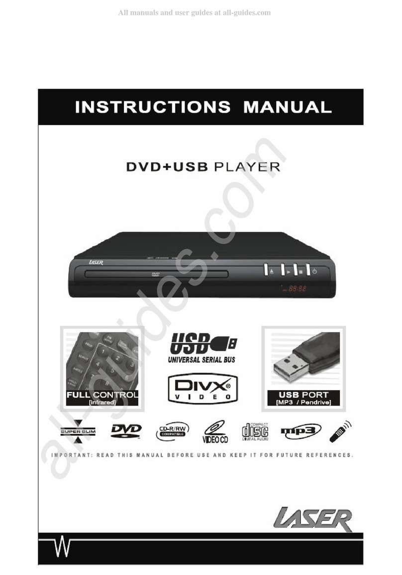 Laser DVD-HD007 instruction manual