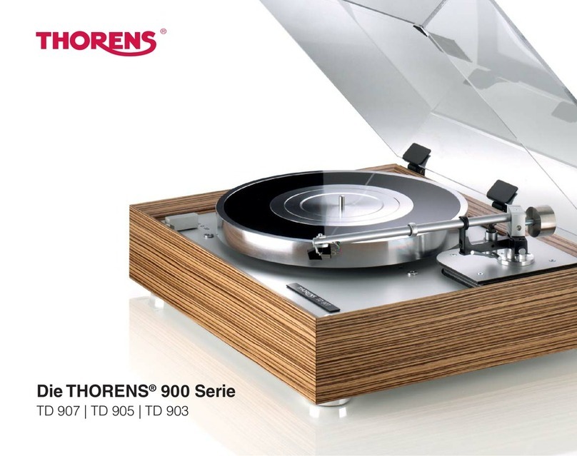 THORENS 900 Series User manual