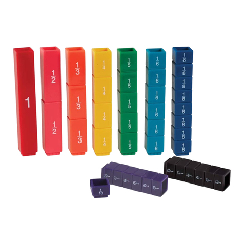 Learning Resources Fraction Tower Cubes User manual