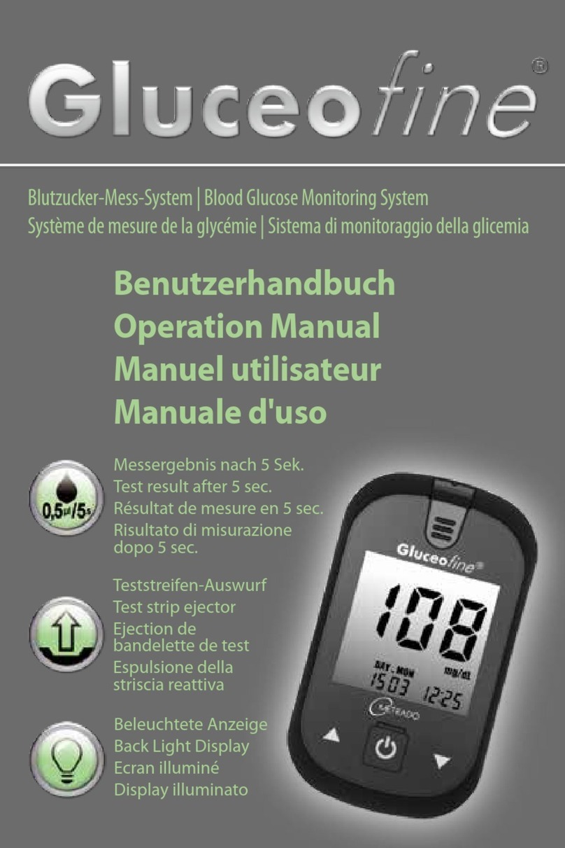 METRADO Gluceofine User manual