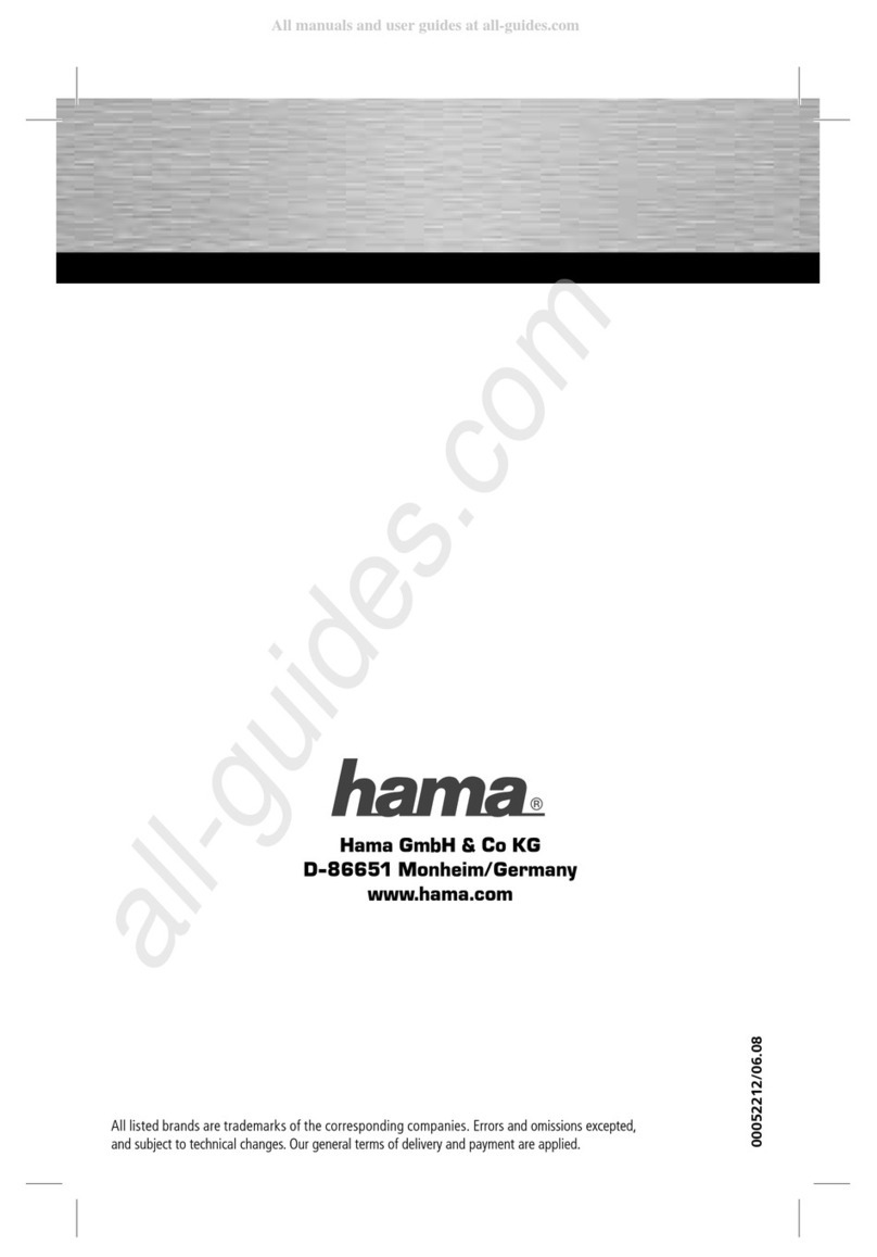 Hama WK300 Operating	 instruction