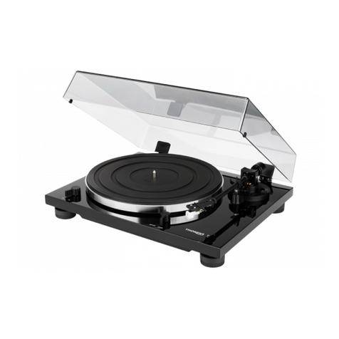 THORENS TD201 User manual THORENS TD201 User manual