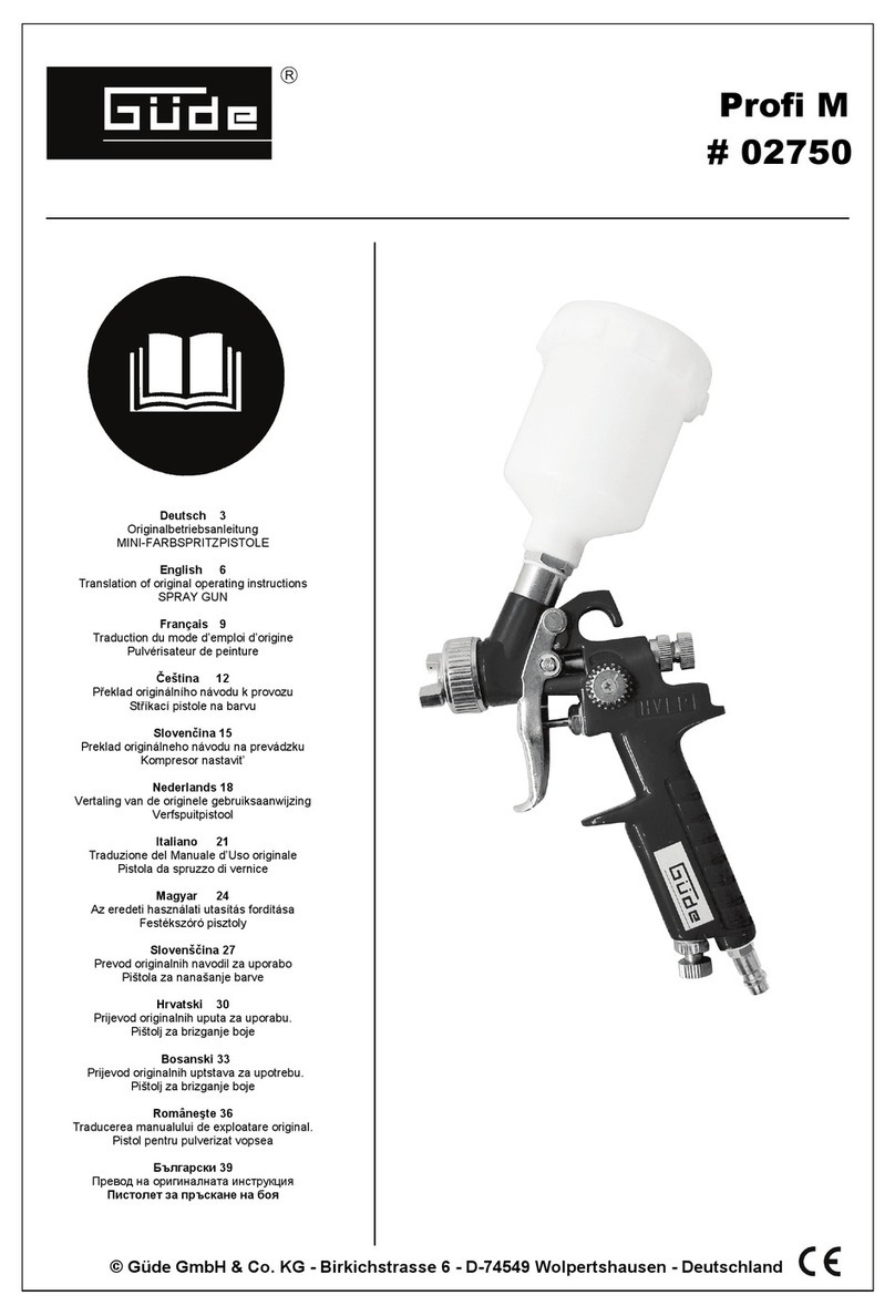 Gude Profi M 02750 Translation of original operating instructions