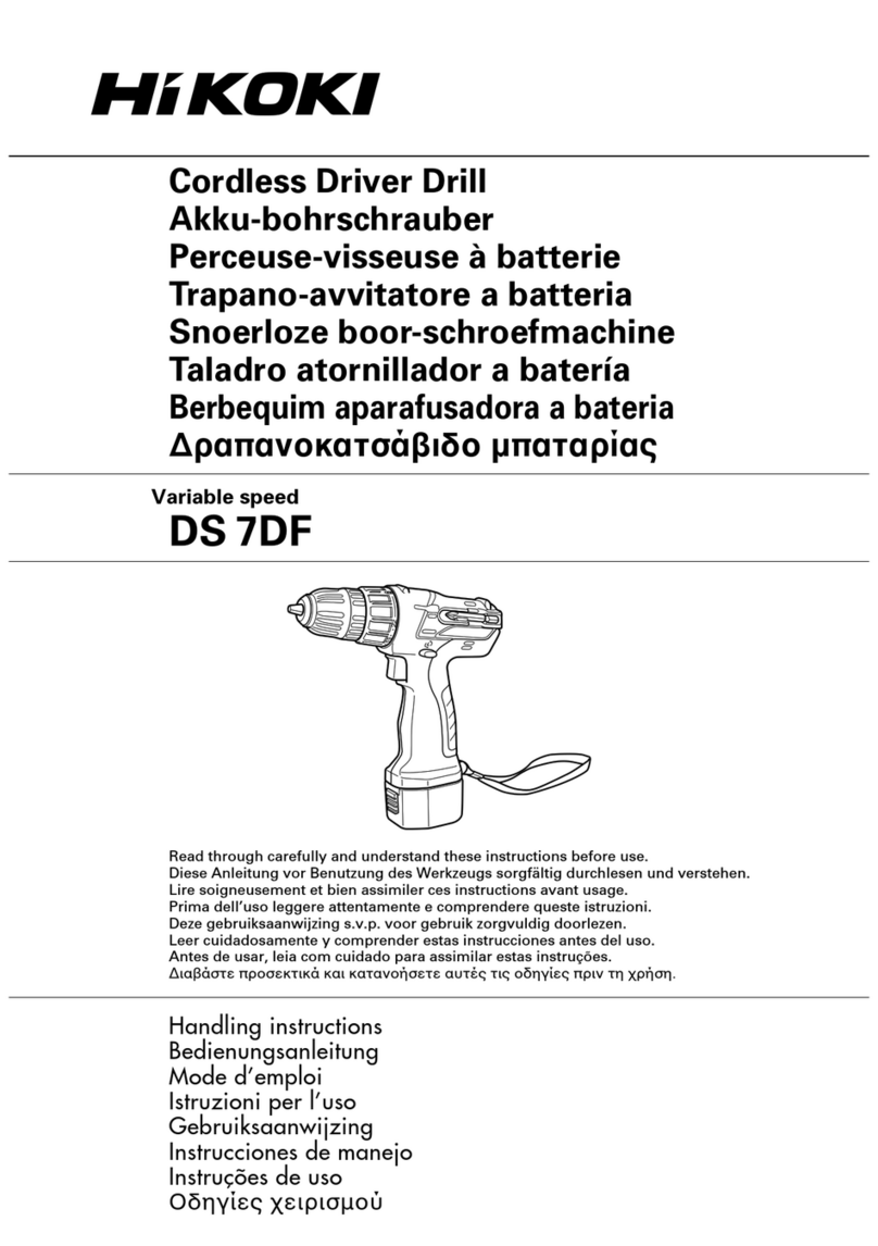 HIKOKI DS 7DF User manual HIKOKI DS 7DF User manual