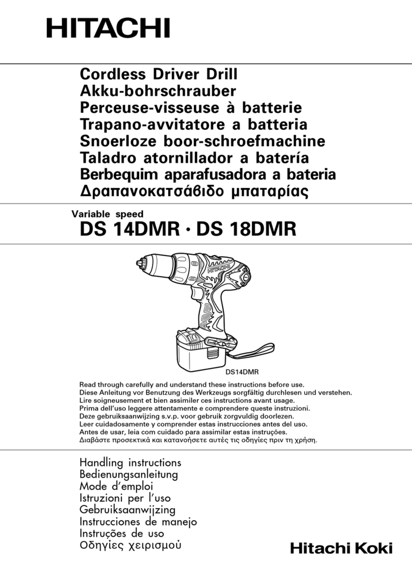 Hitachi DS 14DMR User manual
