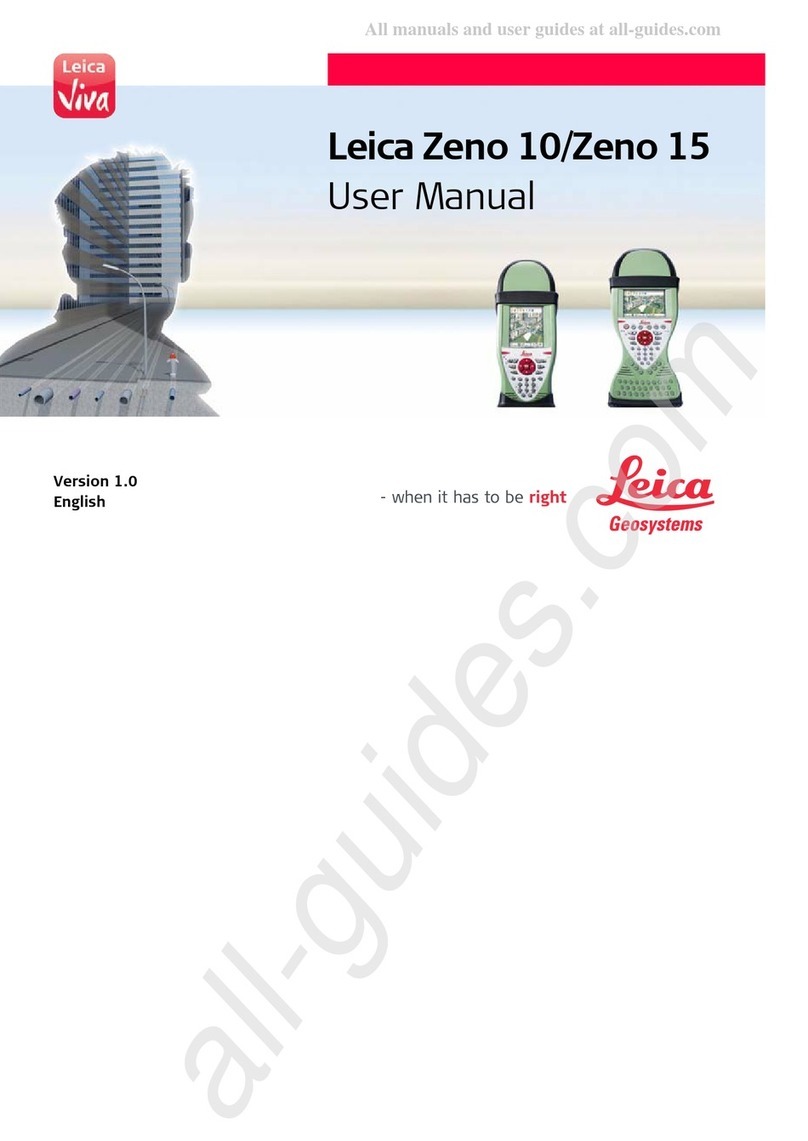 Leica Geosystems Zeno 10 User manual