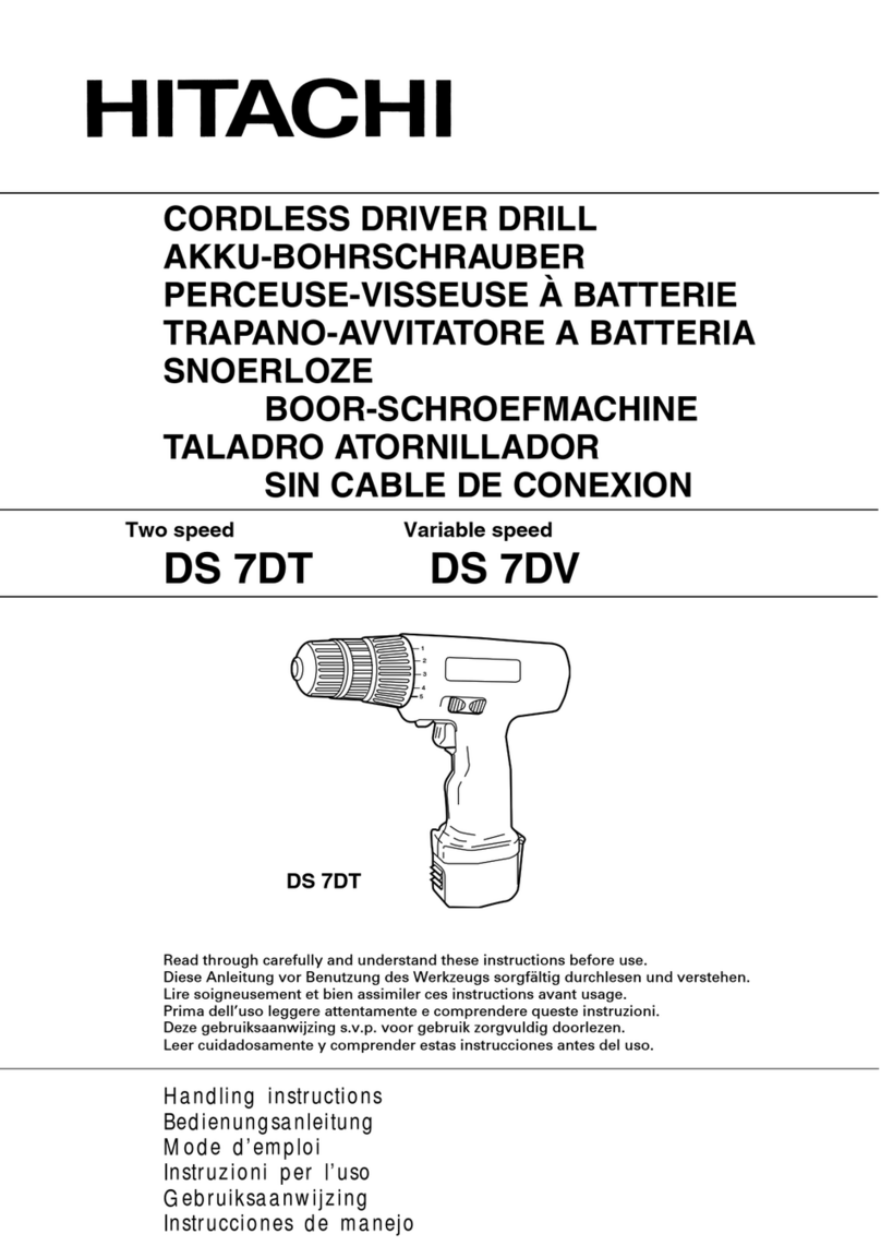 Hitachi DS 7DT User manual