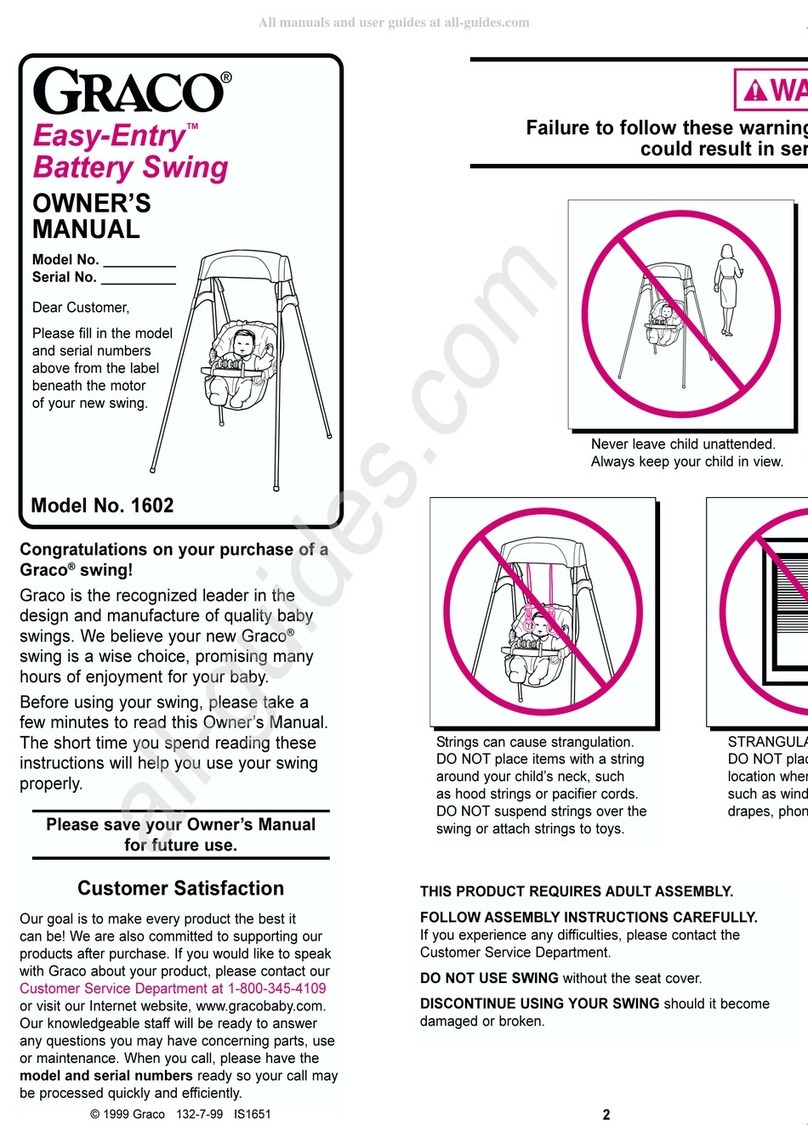 Graco Easy-Entry 1602 owner's manual