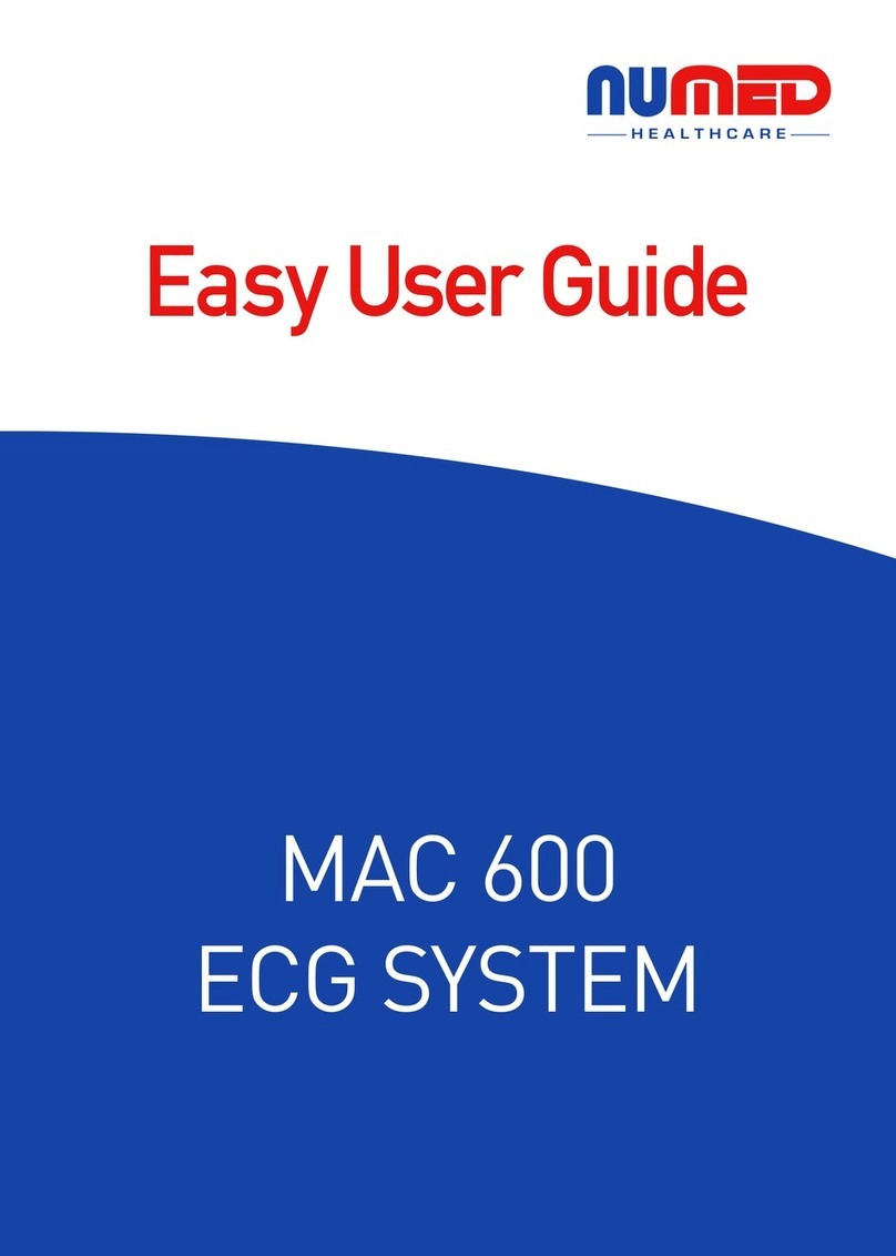 NuMED MAC 600 User manual